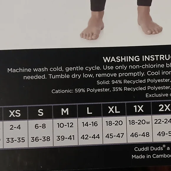 Black Fleece Leggings - Picture 7 of 11